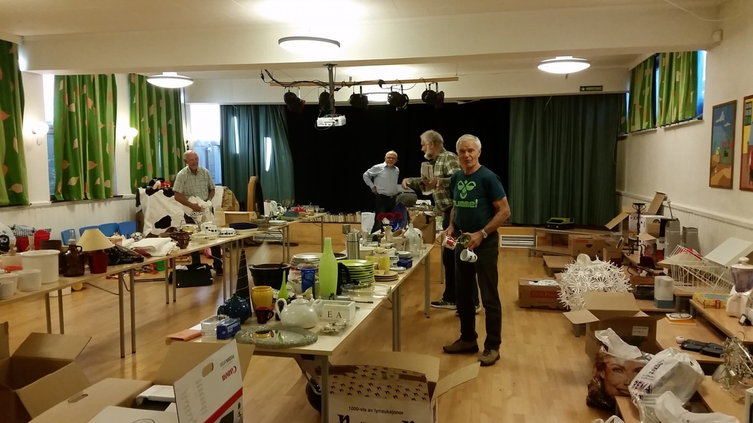 Det årlige loppemarkedet